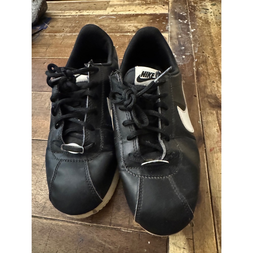 Nike Cortez Basic Black White Kids Sneakers 904764-001 Size 6.5Y